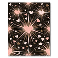 Pink Heartburst Abstract Composition Rug