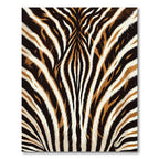 Bold Tiger Stripe Animal Impression Rug