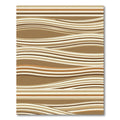 Earthy Tones Wavy Stripe Rug