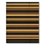 Earthy Toned Horizontal Stripe Rug