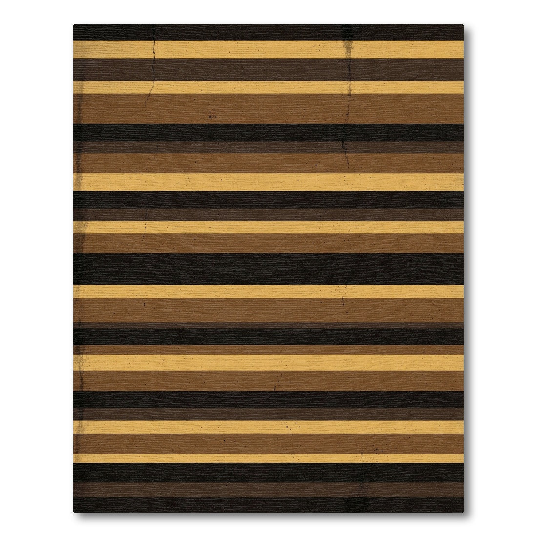 Earthy Toned Horizontal Stripe Rug