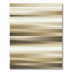 Earthy Tones Layered Abstract Stripes Rug
