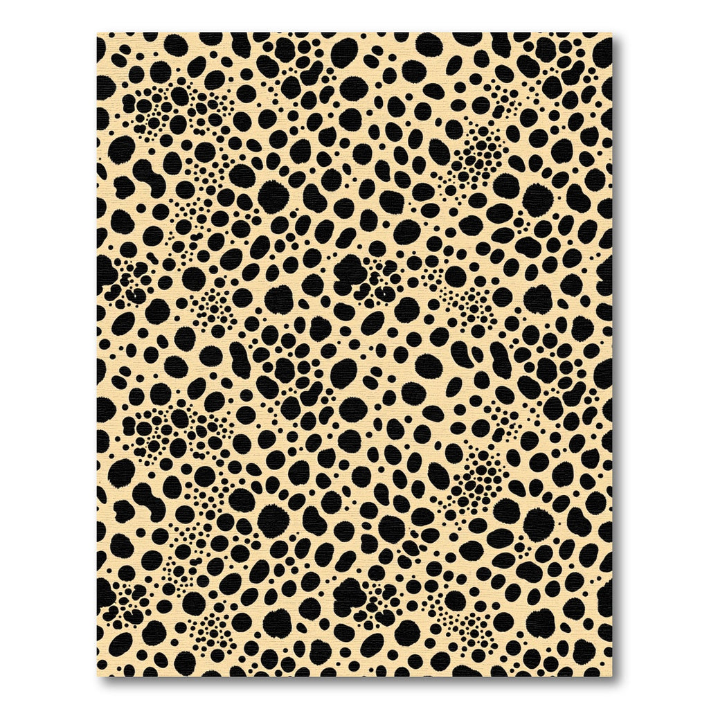 Black Spotted Tan Cheetah Hide Rug