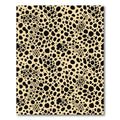 Black Spotted Tan Cheetah Hide Rug