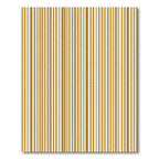 Minimalist Golden Ochre Pinstriped Rug
