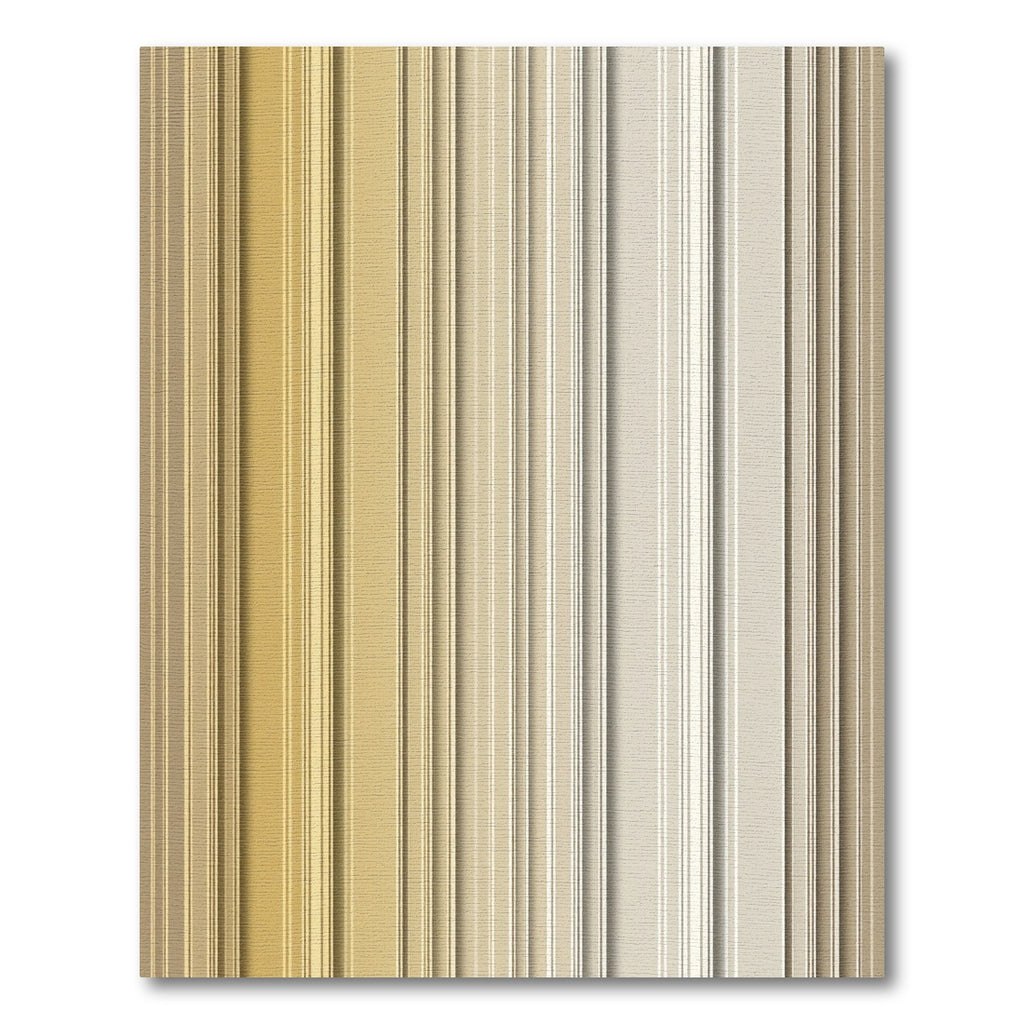 Soft Golden Neutral Vertical Stripes Rug