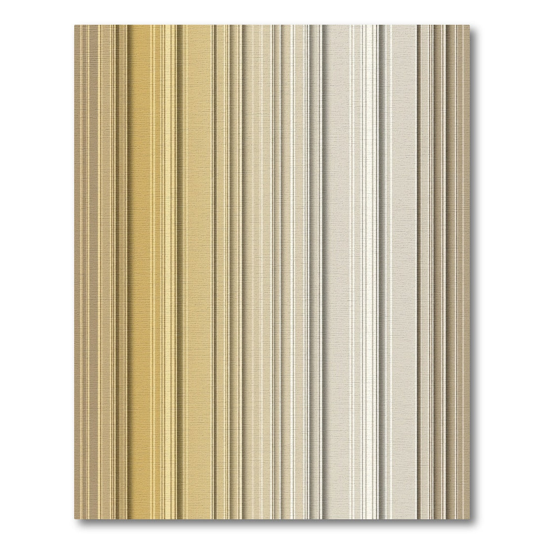 Soft Golden Neutral Vertical Stripes Rug