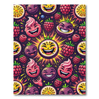 Joyful Fruit Cartoon Collection Rug