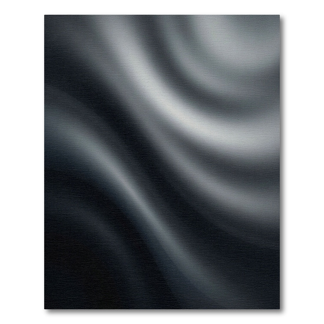 Deep Gray Swirling Silk Motion Rug