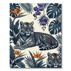 Exotic Tiger Orchid Jungle Arrangement Rug