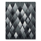 Monochromatic Gray Dimensional Diamond Geometric Rug