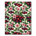 Blossoming Cherry Branch Botanical Cream Rug