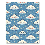 Cheerful Starry Sky Cloud Celestial Rug