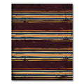 Rustic Multi Stripe Textured Rug
