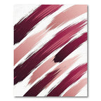 Crimson Pink Rose Strokes Rug