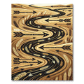 Golden Wheat Arrow River Journey Rug