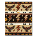 Southwestern Eagle Lightening Earthy Rug