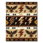 Southwestern Eagle Lightening Earthy Rug