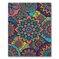Vibrant Mandala Patchwork Medley Rug