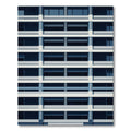 Minimalist Navy Grid Monochromatic Architecture Rug