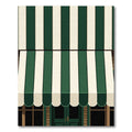 Emerald Cream Vertical Stripe Awning Rug