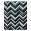 Monochromatic Chevron Geometric Gradient Rug