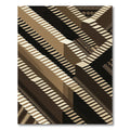 Illusion Geometric Staircase Rug