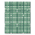 Abstract Green Tonal Weave Rug