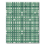 Abstract Green Tonal Weave Rug