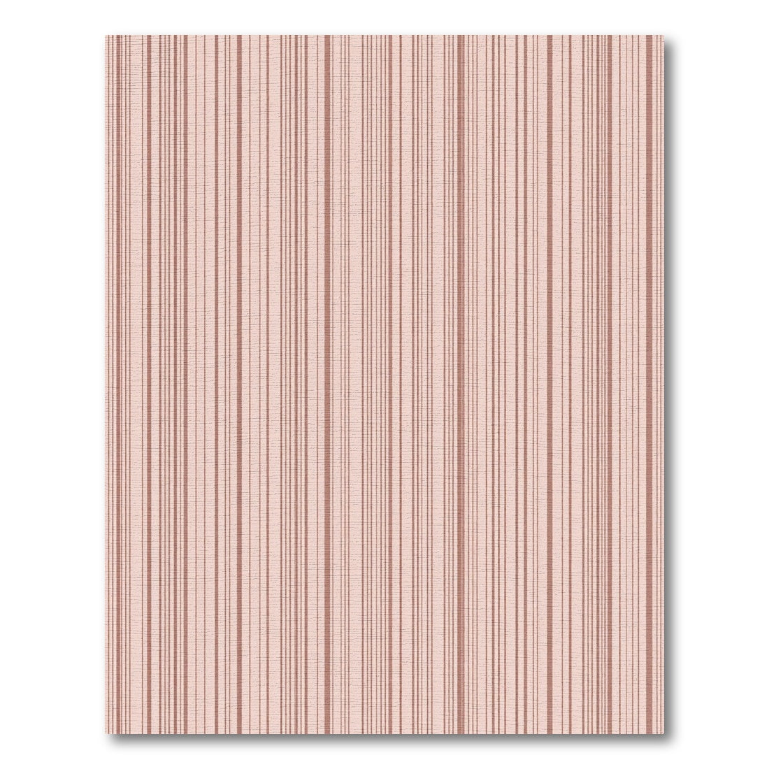 Soft Copper Vertical Stripes Rug