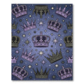Celestial Violet Royal Crown Constellation Rug
