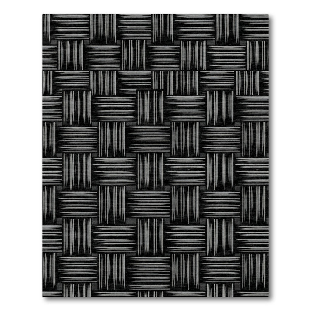 Charcoal Gray Woven Texture Rug