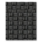 Charcoal Gray Woven Texture Rug