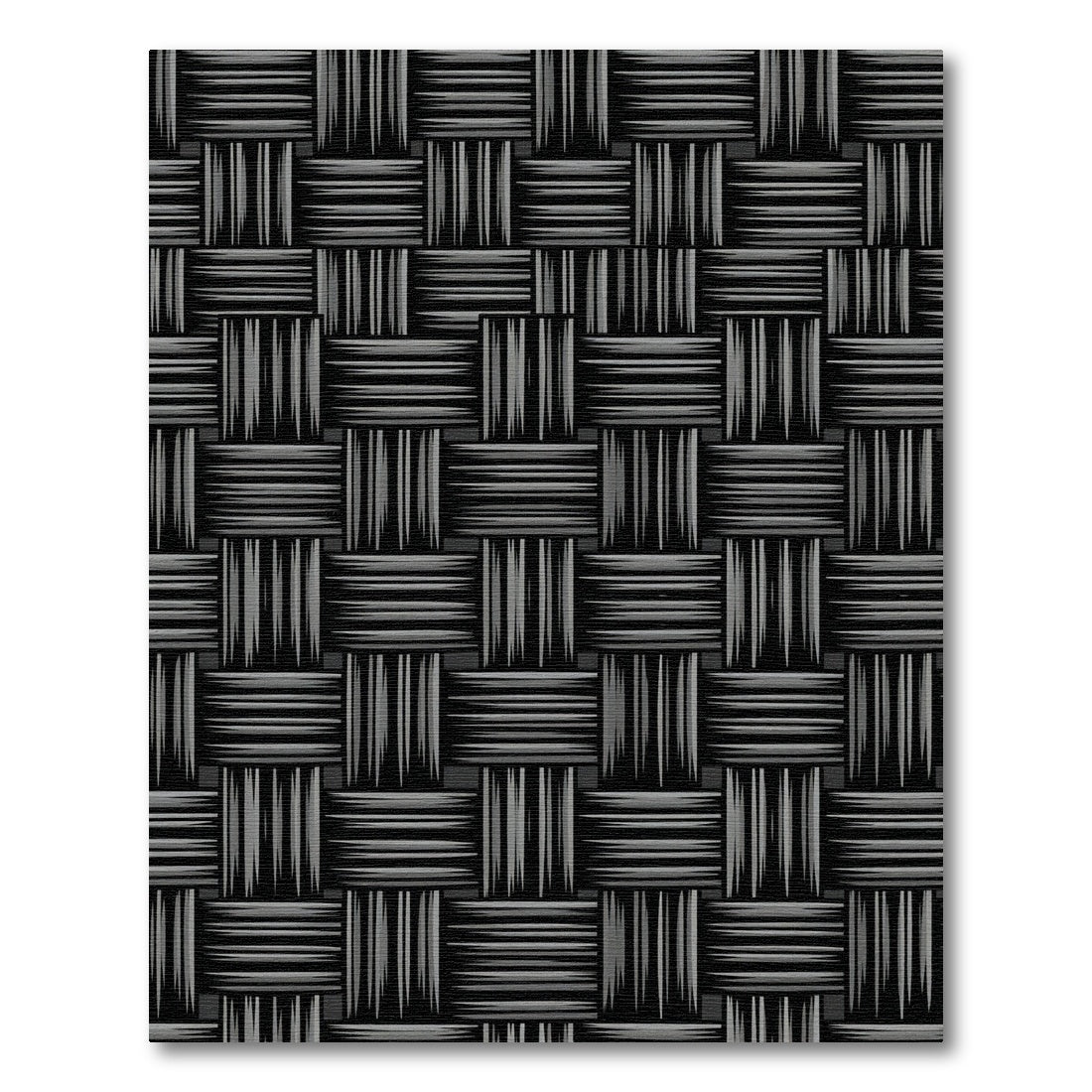 Charcoal Gray Woven Texture Rug