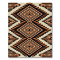 Authentic Orange Diamond Tribal Rug