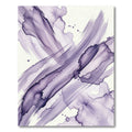 Abstract Purple Watercolor Ink Swirl Rug
