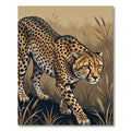 Golden Cheetah Savanna Camouflage Rug