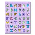 Whimsical Alphabet Pastel Characters Rug