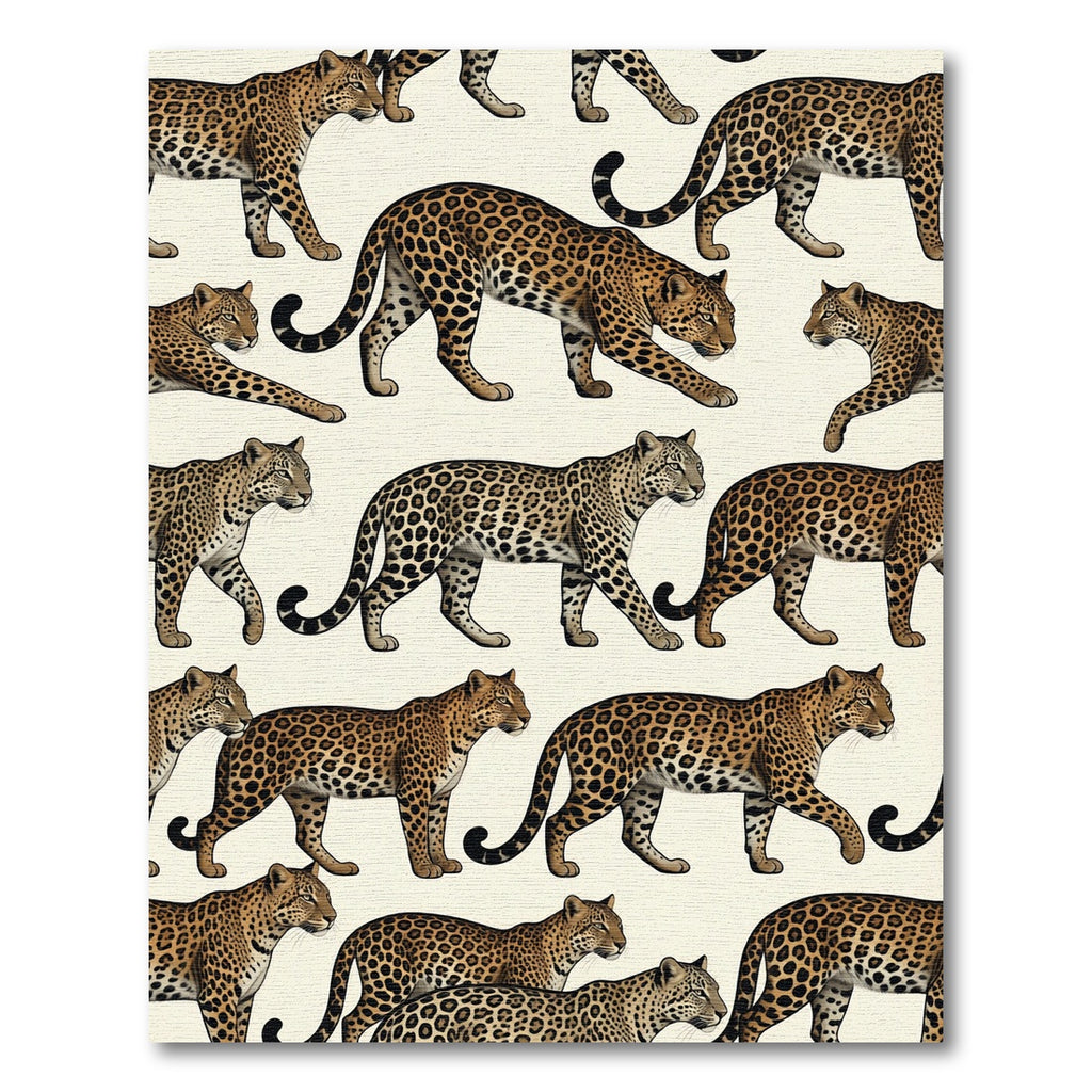 Leopard Spot Animal Safari Pattern Rug
