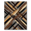 Earthy Tones Abstract Brush Stroke Rug