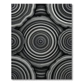 Monochromatic Circular Agate Slices Rug
