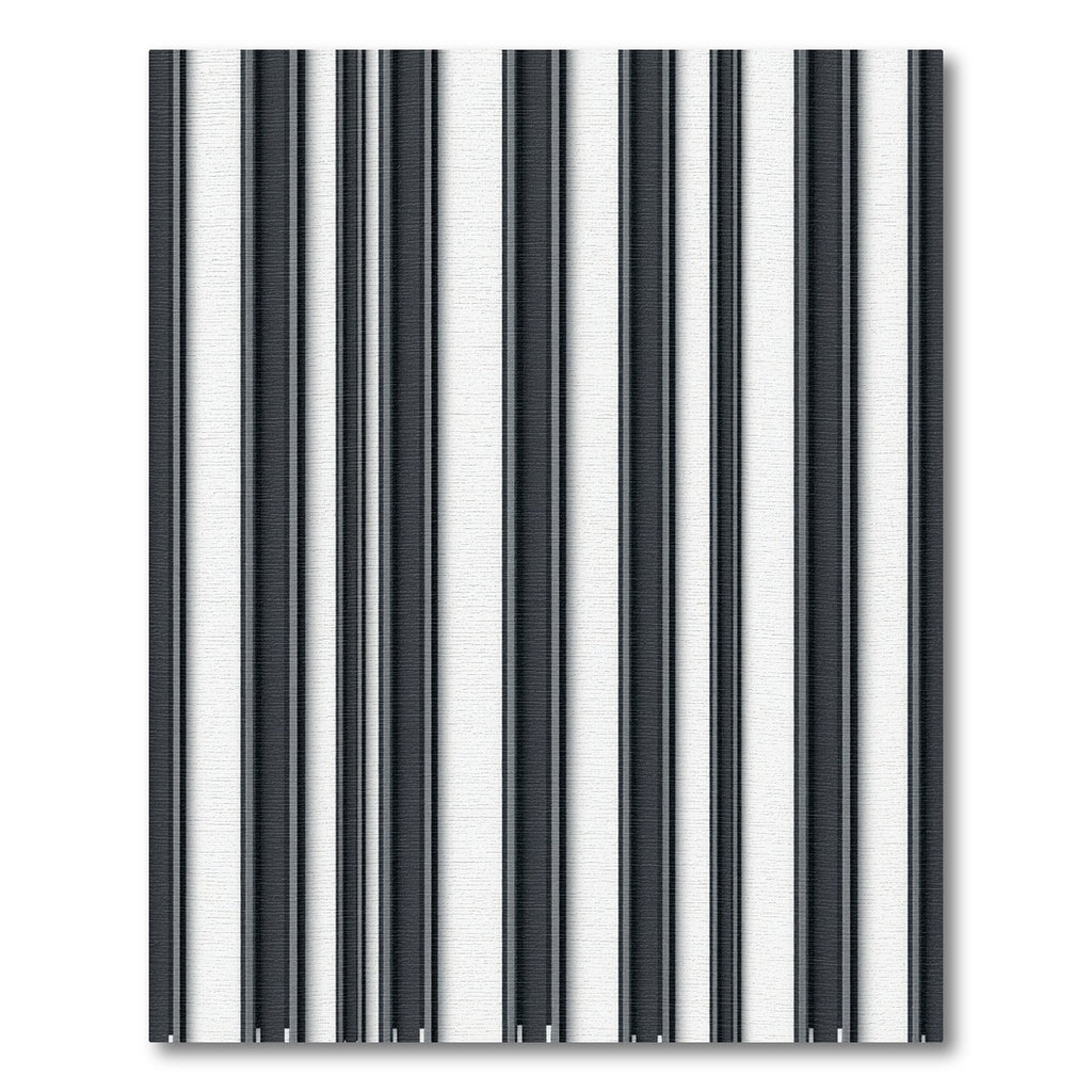 Minimalist Monochrome Modern Vertical Stripe Rug