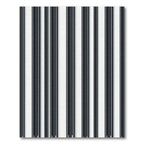 Minimalist Monochrome Modern Vertical Stripe Rug