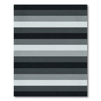Monochromatic Stripe Gradient Field Rug