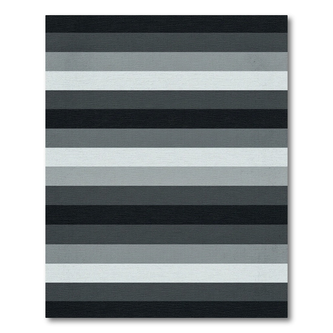 Monochromatic Stripe Gradient Field Rug