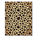 Golden Leopard Spot Accents Rug