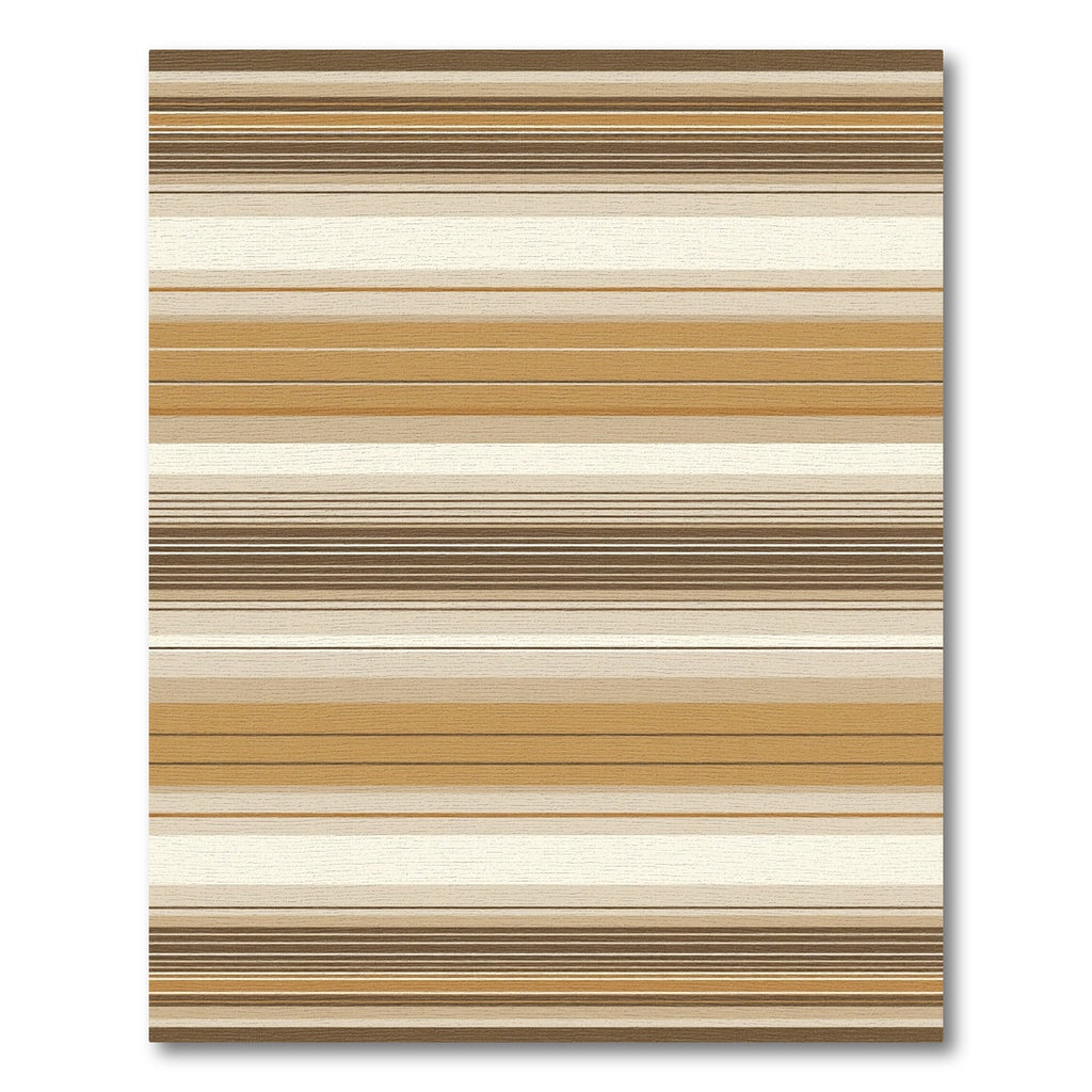 Earthy Striped Gradient Composition Rug