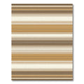 Earthy Striped Gradient Composition Rug