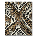 Golden Ocelot Spotted Tropical Art Rug