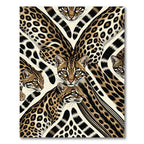 Golden Ocelot Spotted Tropical Art Rug